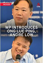 Dr Ong Lue Ping and Mr Andre Low are two of the four new faces unveiled by  the Workers’ Party (WP)