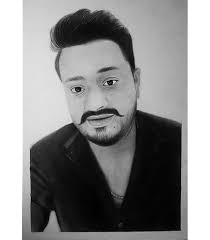 CMR Art Hand Made Pencil Sketch , Friends and Family by Celebrity Artist  CMR (Couple Closeup) : Amazon.in: Home & Kitchen