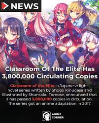 M recommended for mature audiences 15 years and over. Anime Corner Classroom Of The Elite Series Has Passed Facebook