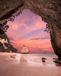 Cathedral Cove New Zealand Picture Store Beautiful Places To Visit Most Beautiful Places Cathedral Cove
