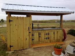 Fish Cleaning Station With Outdoor Shower Fish Cleaning Station Fish Camp House Camp House