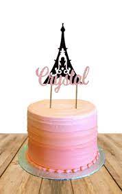 Get it as soon as mon, aug 16. Amazon Com Paris Cake Topper With Name Paris Theme Birthday Party Eiffel Tower Cake Topper Any Name Cake Topper Personalize Eiffel Tower Cake Topper Handmade Products