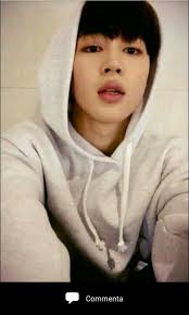 Jimin Dark Hair Hoodie Selca Lips Bts Jimin Jimin Selca Jimin