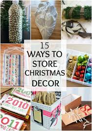 Christmas on a budget christmas diy organized christmas rustic christmas christmas projects handmade christmas decorations holiday crafts holiday fun christmas organizing: 15 Brilliant Christmas Decoration Storage Hacks A Blissful Nest