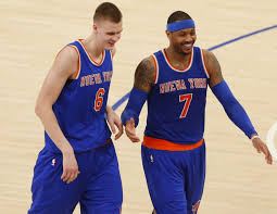 Carmelo anthony basketball jerseys, tees, and more are at the official online store of the nba. Knicks Kristaps Porzingis Wore Cornrows Because Of Carmelo Anthony