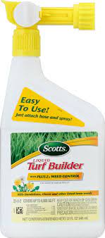 Apply it during any season, to any grass type (product. Scotts Liquid Turf Builder With Plus 2 Weed Control 32 Fl Oz Ready To Spray Walmart Com Walmart Com