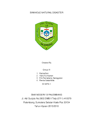 Desa merak kec dempet kab demak jawa tengah kode pos 59573. Sinkhole Research Papers Academia Edu