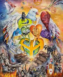 The Art Of Kindness Peace Poster Winner Paints A World Of Compassion Lions Clubs International Peace Painting Peace Poster Peace Art