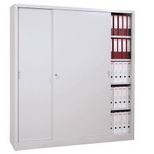 Vous préférez plier ou pendre sur des cintres ? Armoire Haute Metallique A Portes Coulissantes Armoires De Bureau Axess Industries Axess Industries