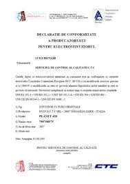 Anexa nr.2 la decizia nr. Asisco Servicii Iscir Documentatie Iscir Declaratie De Conformitate Ce