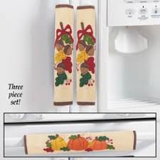 The covers can also add a fun pop of color to the kitchen and emphasize decor. 8 Refrigerator Handle Cover Ideas Fridge Handle Covers Cover Sewing Projects