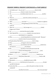 Present Simple Vs Present Continuous Exercises Intermediate Level Pdf Present Simple Present Continuous Past Simple English Grammar Exercises Past Tense Worksheet Tenses Exercises