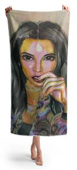 Kim Kardashian Beach Towels for Sale