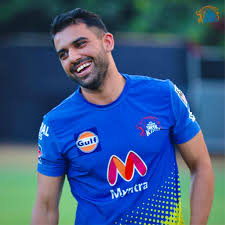 Deepak chahar and ms dhoni of chennai super kings.(ap) cricket. Deepak Chahar On Twitter Smile While You Still Have Teeth Chennaiipl Smile Whistlepodu Csk Ipl2021