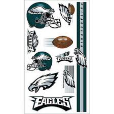 Check out the coolest designs and pick your favorite! Philadelphia Eagles Tattoos 7ct Party City