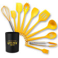 Cooking utensils silicone kitchen with wooden handle heat resistant tools. Buy Silicone Kitchenware Set 10pcs Kitchen Utensils Set Silica Gel Cooking Utensils Set Heat Resistant At Affordable Prices Free Shipping Real Reviews With Photos Joom
