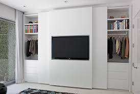 Only wish would be that there was bring streamlined, contemporary style to your living room or den with this tv stand. Tv In Closet Houzz