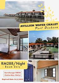 Now $49 (was $̶1̶3̶5̶) on tripadvisor: Voucher Avillion Water Chalet Port Dickson Tickets Vouchers Gift Cards Vouchers On Carousell