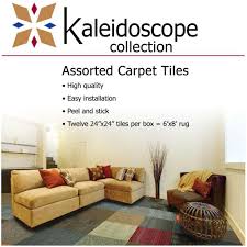 Carpet tile (10 tiles/case) durable 24 in. X 24 In Carpet Tile Peel Stick Versatile Assorted Commercial Pattern 24 In New Carpet Tiles Home Garden