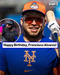 Happy Birthday, Francisco Alvarez! The Mets catcher turns 24 today.