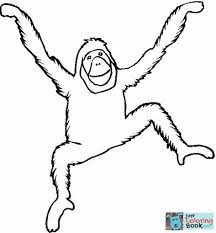 Orangutan Coloring Page Free Printable Coloring Pages Pertaining To Orangutan Mask Coloring Pages With Images Orangutan Endangered Animals Activities Tree Coloring Page