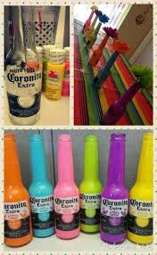 Fiesta Corona Bottles Diy Cinco De Mayo Party Ideas For Adults Mexican Party Theme Mexican Party Fiesta Birthday Party