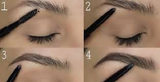 easy steps on how to fill in eyebrows