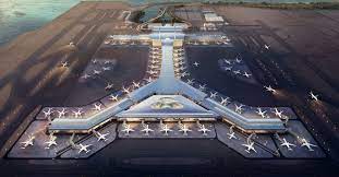A model showcasing hamad international airport after the expansion. Hamad International Airport Expansion Qatar