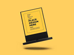 Download Premium Psd Neon Box Mockup Design Isolated