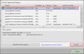 How Do You Update The Hardware Catalog In The Tia Portal Id 54163658 Industry Support Siemens
