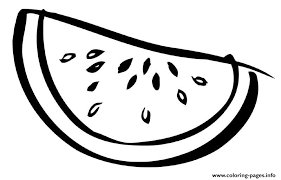 Watermelon coloring pages can cheer up any child. Sliced Watermelon Fruit Sbe4b Coloring Pages Printable