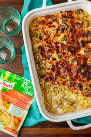 Pour 1/3 of cheese sauce over the broccoli and rice and spread evenly. Shortcut Cheesy Chicken And Rice Casserole Unsophisticook