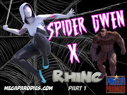 Spider-Gwen X Rhino (Spider-Man) [MegaParodies] Porn Comic - AllPornComic