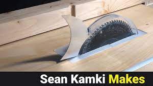 Table saw jigs build a table saw sled diy cutting and drilling the 1aluminum square tubing 5. Saw Guard With Front Riving Knife Youtube