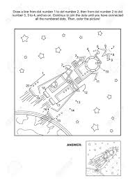 Whether you're painting or decorating, choosing a color palette can be easy if you know the rules. Connect The Dots Picture Puzzle And Coloring Page Space Exploration Themed With Rocket Or Spaceship Stars Earth Answer Included Royalty Free Cliparts Vectors And Stock Illustration Image 85775285