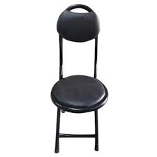 In four convenient colors including white, black, natural and fruitwood, these chairs make perfect indoor and outdoor seating options for ceremonies. Round Seat Folding Chair For Restaurant New Rkk Steel Furniture Id 20785558030