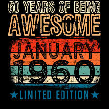 A wide range of 60th birthday gift ideas. 60th Birthday Gift 1960 Vintage Limited Edition 60 Years Old Sweatshirt Sweatshirt Hoodie Tank Top For Men Women Kids Men Handmade Products Gellyplast Com