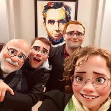 Custom Portrait From Photo, Cartoon Portrait Animation Pixar Character,  Family Portrait, Couple Gifts, Digital or Printed, Framed or Canvas