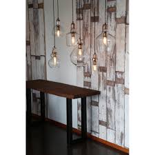 There's a chandelier to suit any aesthetic from minimalist to glam. Hanging Pendant Lamp D23x37cm Sage Glass Copper Clanbay 3052663