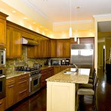 Bottom drawer is sized for liquor bottles. Soffit With Recessed Lighting Houzz