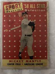 1958 topps mickey mantle all star 487 | eBay