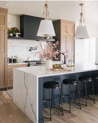 Becki Owens On Instagram Black White Wood One Of My Favorite Combos Andreawestdesign So Pretty Also Home Kitchens Kitchen Inspirations Kitchen Design