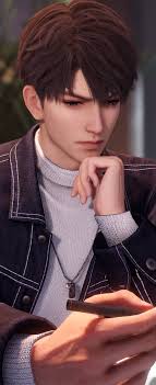 He looks so good in this jacket