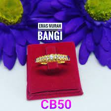 Tersedia cincin emas dengan harga murah dan berkualitas, jaminan uang kembali 100% di bukalapak. Emas Murah Bangi Cincin Batu Permata