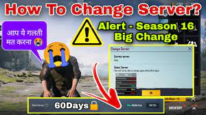 How To Change Server In Pubg Mobile After New Update Pubg Mobile Server Lock For 60 Days Youtube