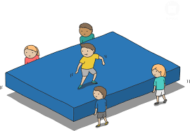 Die Grossen Blauen Matten Begegnen Uns In Allen Turnhallen Diese Spiele Und Ideensammlung Stellt D In 2020 Gerateturnen Kinder Kinder Gymnastik Turnen Im Kindergarten