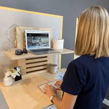 Amazon Com Wallstand Wall Mounted Standing Desk For Your Home Office Office Products