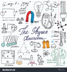 Physics And Science Elements Doodles Icons Set Hand Drawn Sketch Save To A Lightbox Guitar Wiring Switching Voltage Science Doodles Physics How To Draw Hands