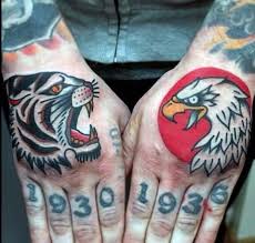 Black American Traditional Tattoo Eagle Old School Tattoo Eagle Tiger Hand Traditional Tattoo American Traditional Tattoo Traditional Tattoo Man Old School Tattoo Designs