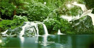 Serviette Souvenir Reunion Cascade Langevin Trou Noir Cascade Waterfall Outdoor
